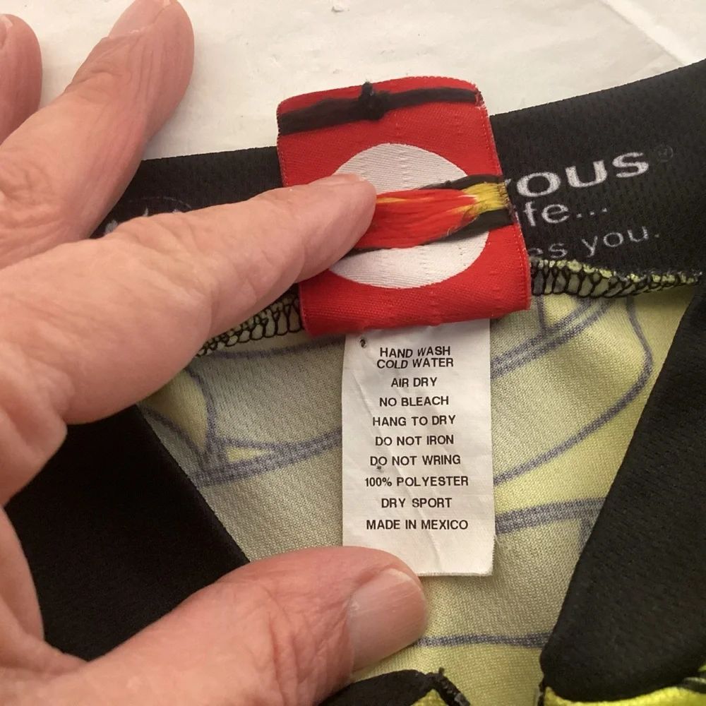 Biker Chick Women’s Cycling Jersey Chick on bike seat size large World Jerseys - Picture 10 of 12
